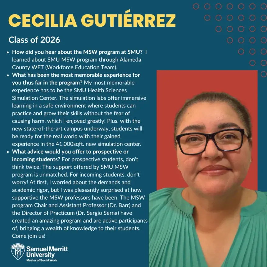 Woman with glasses and green shirt