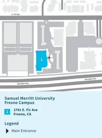 Fresno Campus Map