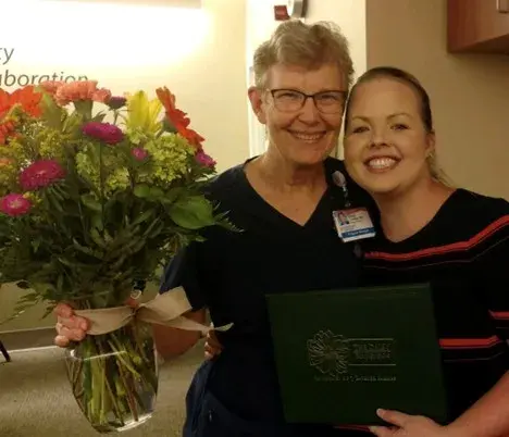 Rondi Crowley and her daughter 