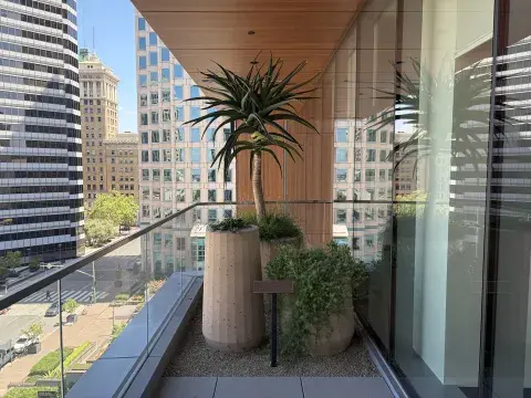 SMU Oakland sixth floor garden memorial for Tracey teruya