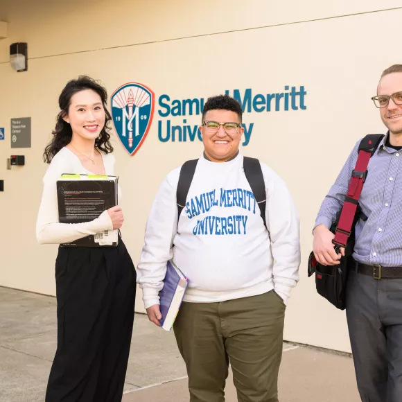 SMU students on Oakland campus 