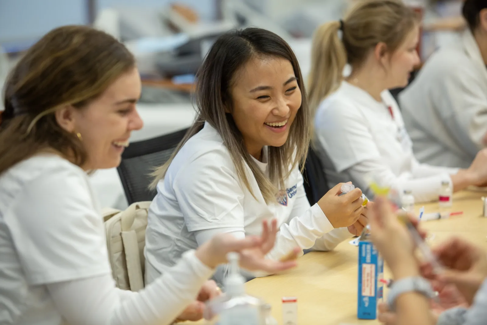 Students in SMU Foster City Lab
