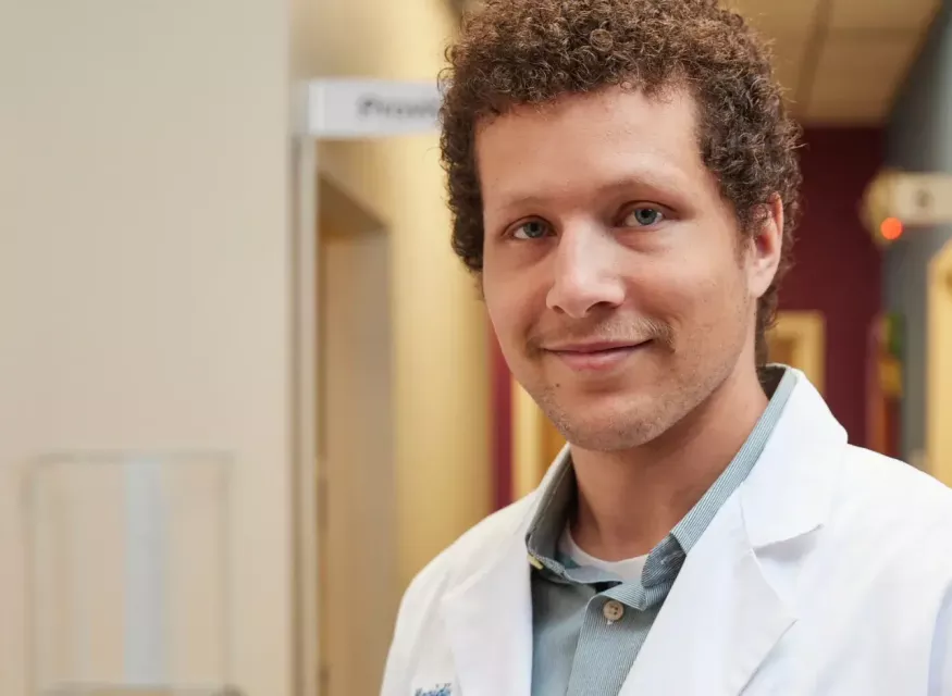 Male nurse in clinic