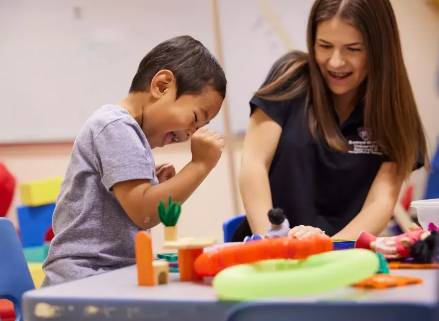 OT working with child