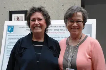 Professors in front poster