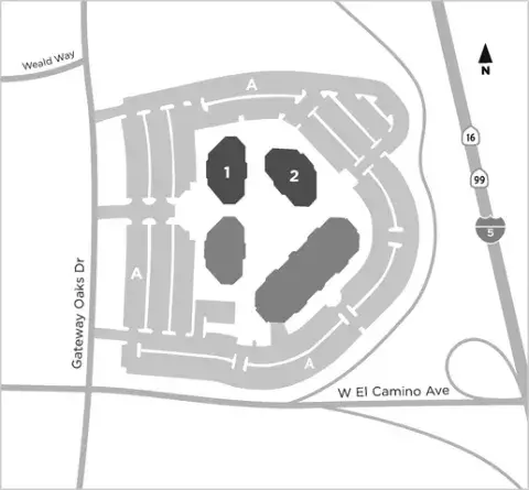 Sacramento Campus Map