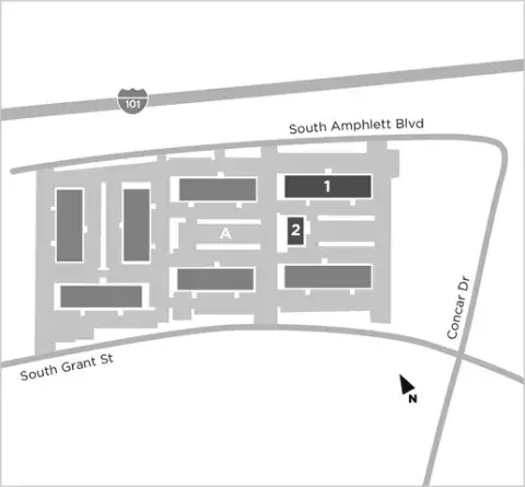 San Francisco Peninsula Campus Map