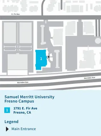 Fresno Campus Map