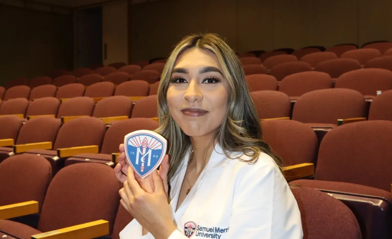 DPT student at White Coat Ceremony