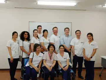 SMU students with Japanese exchange students 