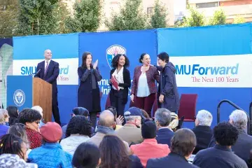 Speakers at the November 3 SMU Forward: The Next 100 Years event