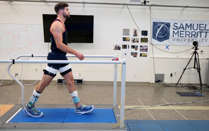 PT student in Motion Analysis Research Center